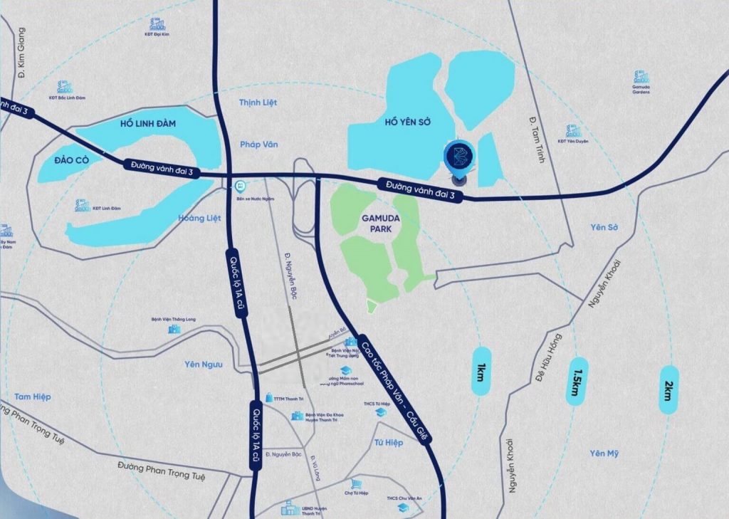 Vị trí đắc địa của Galia Hanoi