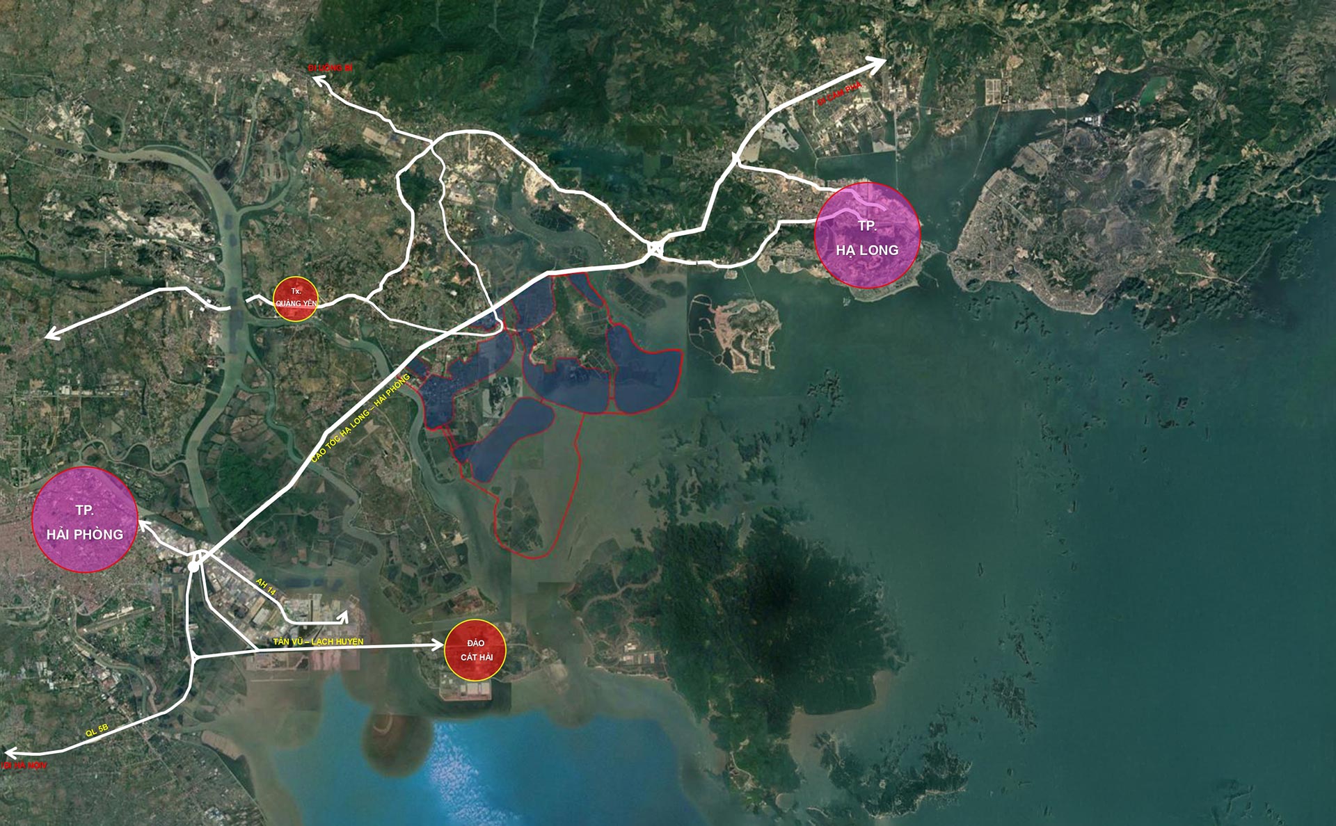 Vị trí dự án Vinhomes Global Gate