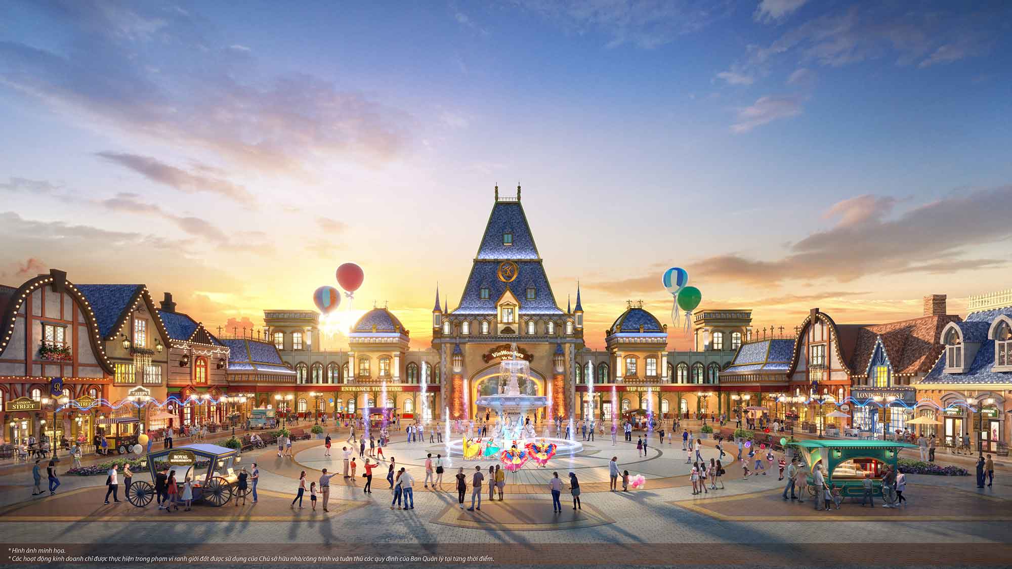 VinWonders tại Vinhomes Global Gate (Vinhomes Hạ Long Xanh) – tổ hợp vui chơi giải trí quy mô lớn, đa dạng trải nghiệm giải trí – nghỉ dưỡng – gia đình, góp phần hoàn thiện hệ sinh thái tiện ích đẳng cấp và gia tăng sức hút du lịch, đầu tư tại Hạ Long