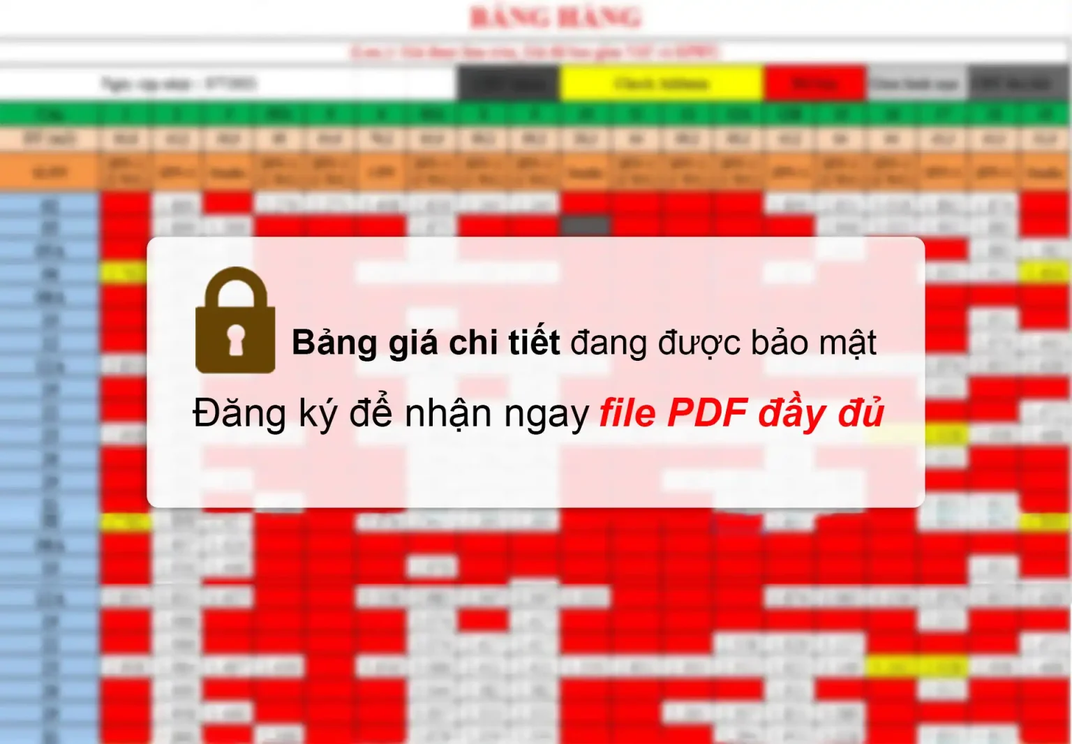 Bảng hàng dự án Vinhomes Global Gate Hạ Long