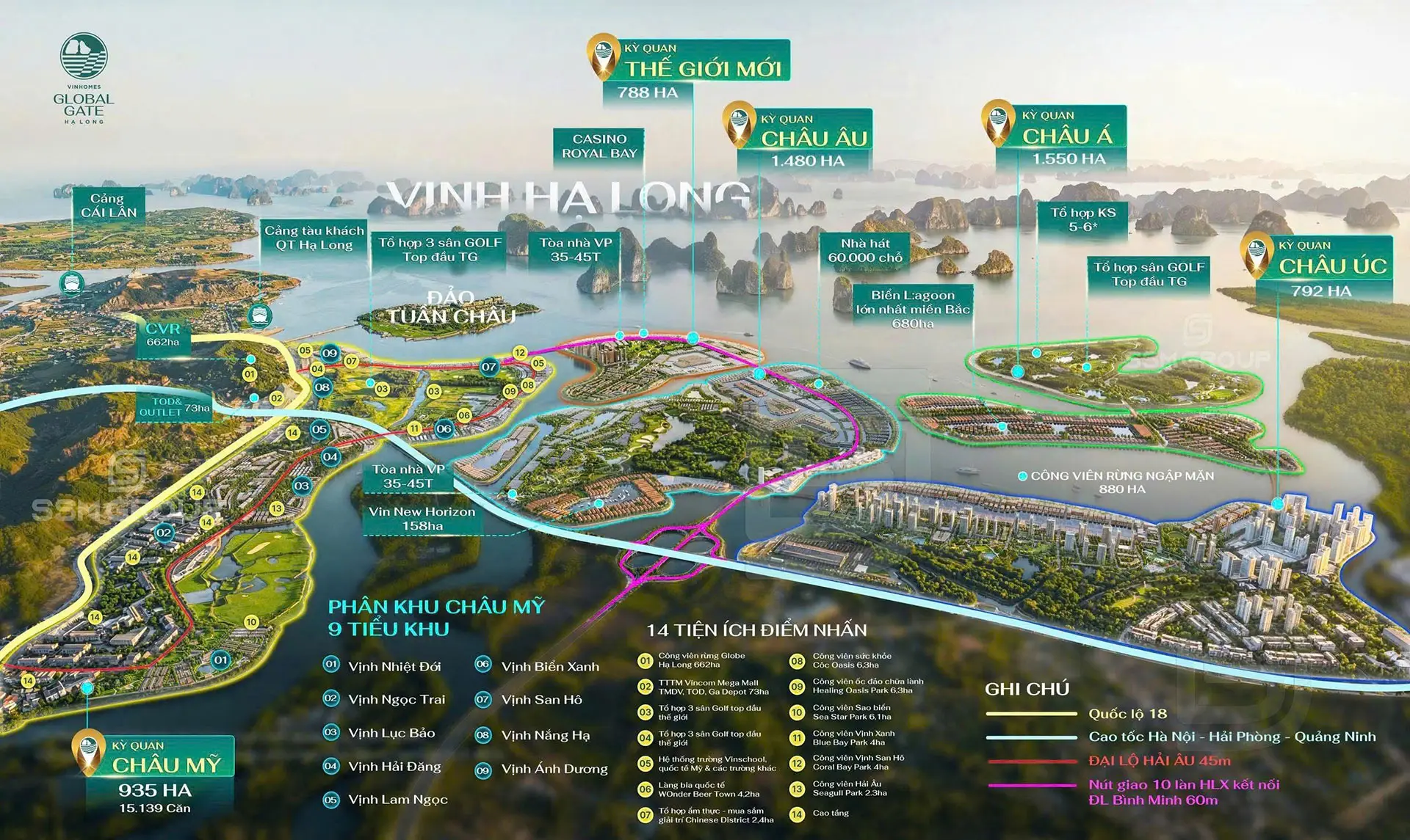 Chuỗi tiện ích độc bản tại Vinhomes Global Gate Hạ Long