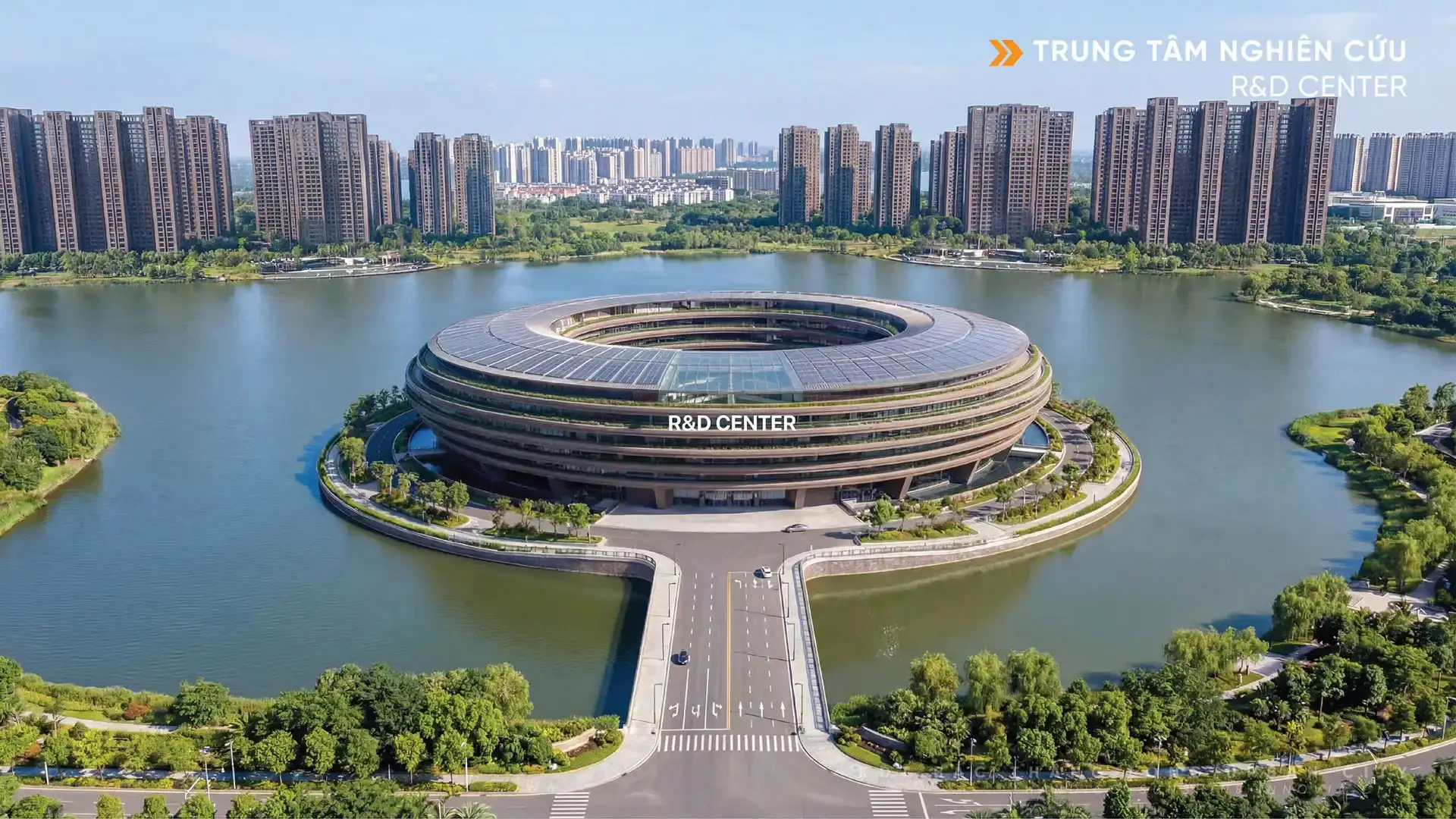 Tòa nhà trung tâm nghiên cứu tại The Grand Riveria Tòa nhà trung tâm nghiên cứu tại The Grand Riveria