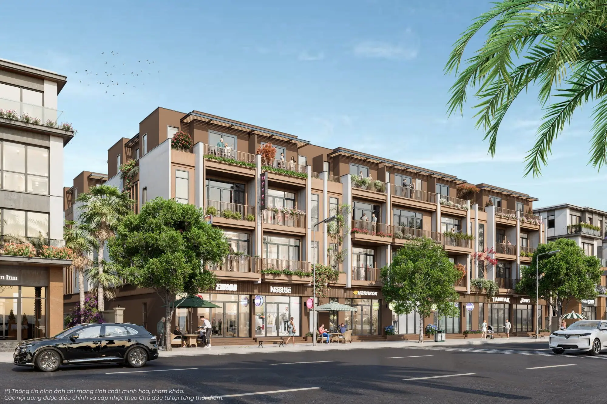 Shophouse Vinhomes Global Gate Hạ Long nổi bật trên trục thương mại sầm uất.