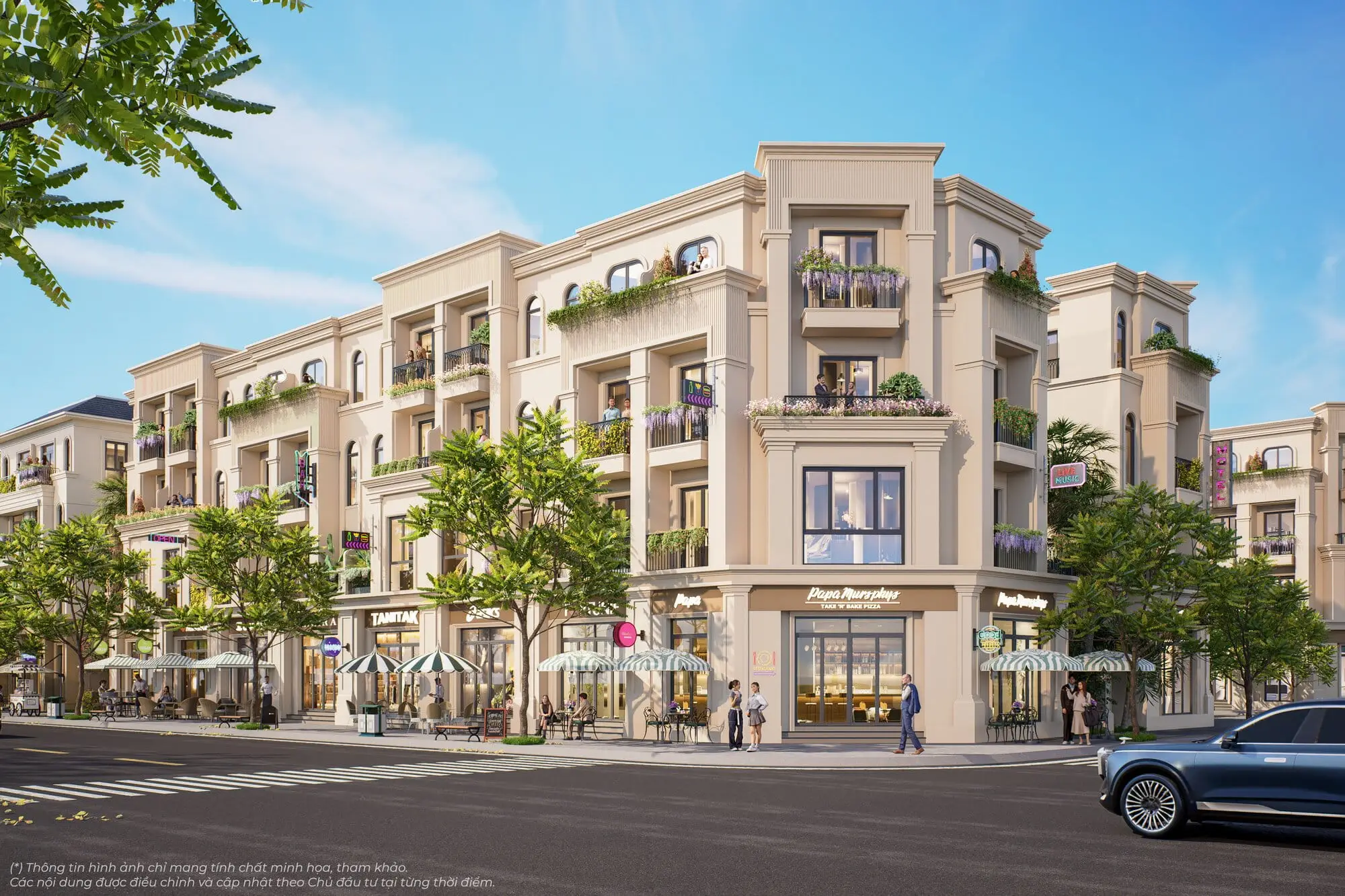 Dãy nhà liền kề thương mại tại Vinhomes Global Gate Hạ Long