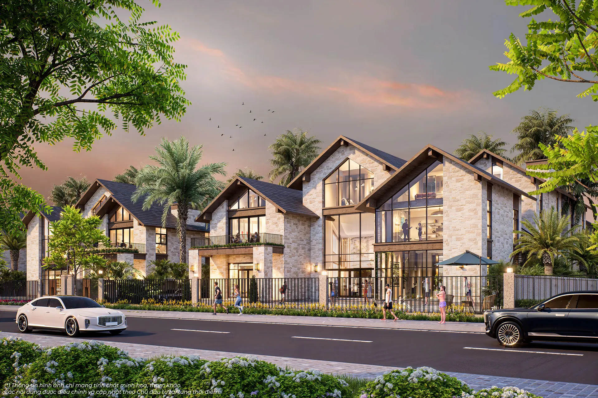 Phối cảnh biệt thự biển tại Vinhomes Global Gate Hạ Long