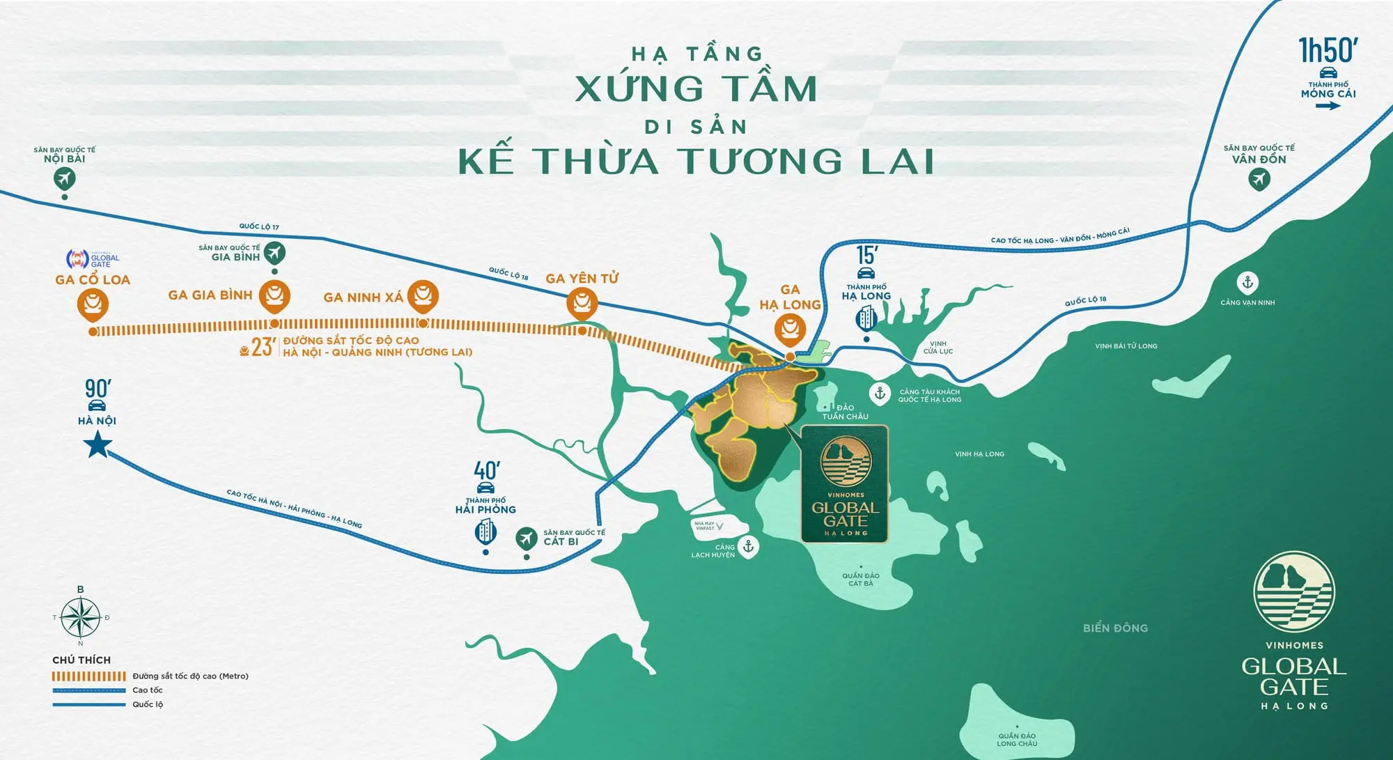 Vị trí dự án Vinhomes Global Gate Hạ Long Bản đồ vị trí dự án Vinhomes Global Gate Hạ Long